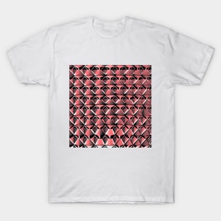 3D Geometric Polygon (Coral Pink) T-Shirt